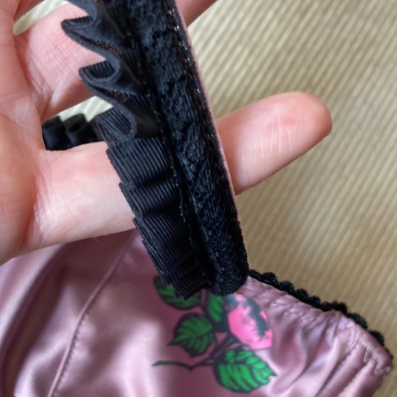 Betsey Johnson lavender rose silky bra size 34 a - Picture 9 of 9